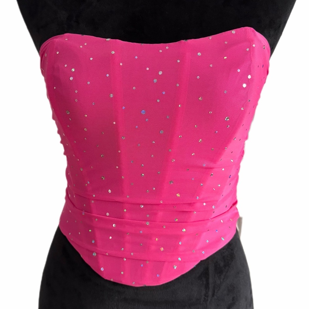 Unknown Brand- Pink Strapless Corset (sz S)- NWOT